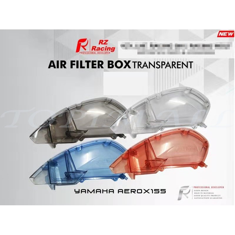 RZ RACING Air Filter Box  Transparent AEROX  155 Shopee 