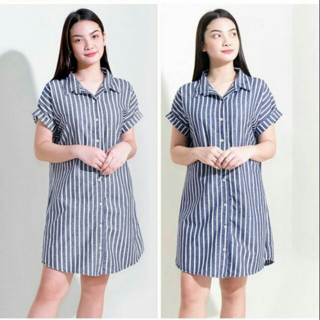 button down polo dress