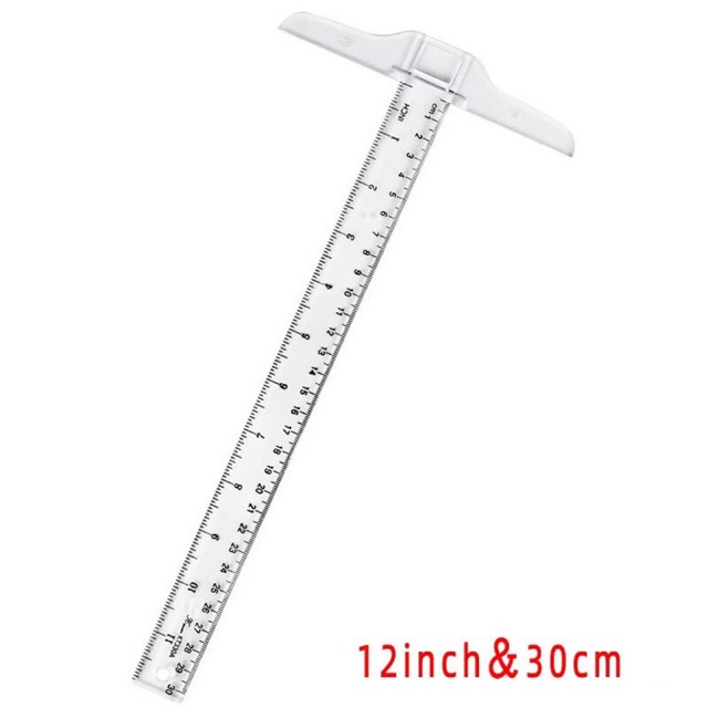 Plastic T-Square Ruler 12” | Shopee Philippines