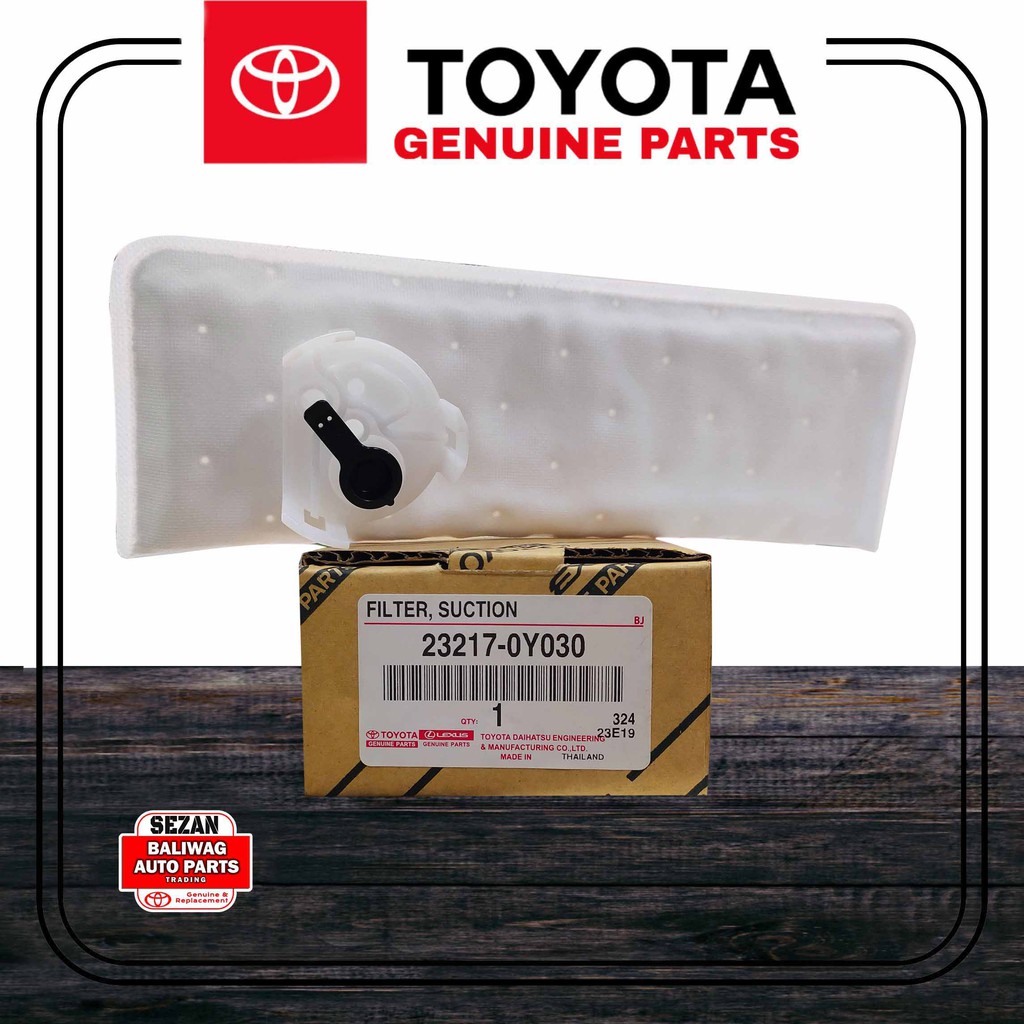 ORIGINAL TOYOTA VIOS YARIS 20132018 FUEL PUMP FILTER 232170Y030