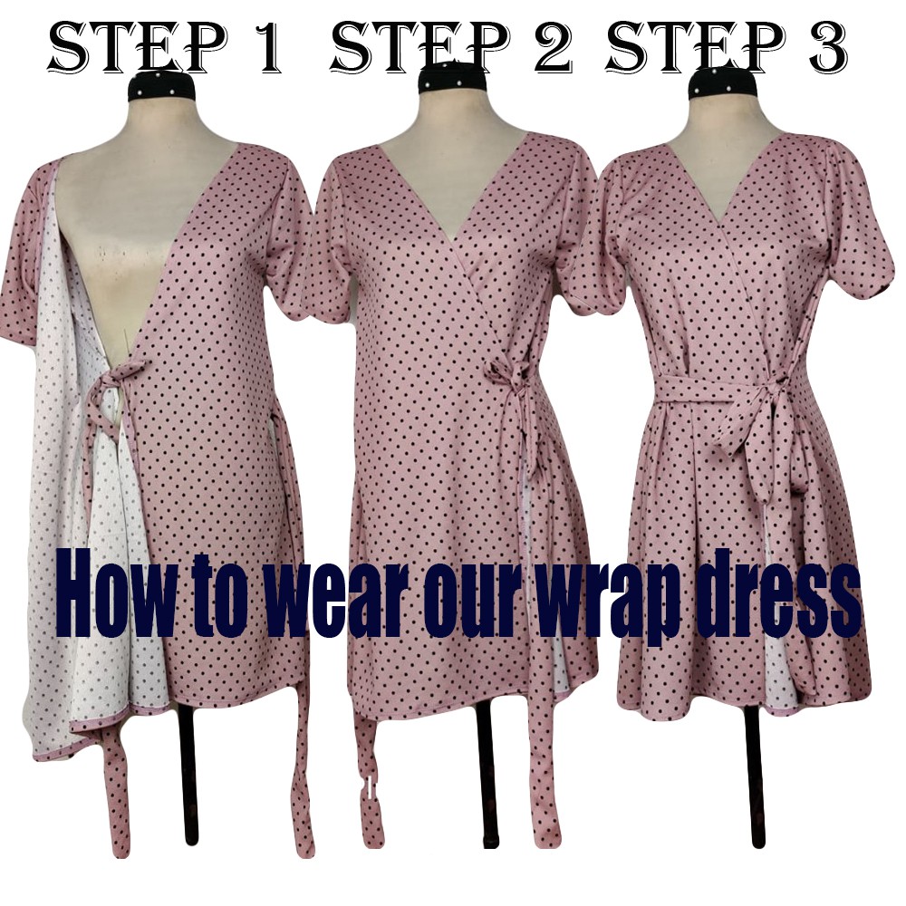 a wrap dress