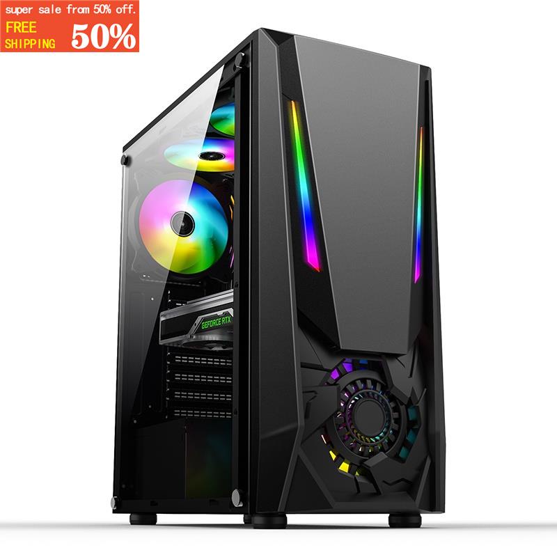 Matx/Atx PC Case Gaming Computer Desktop Computer RGB Case Gaming