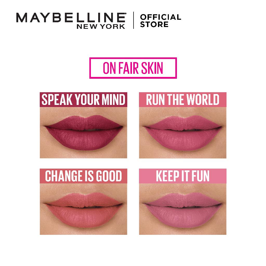 New Maybelline Superstay Ink Crayon Pink Collection 8hr Longwear Matte Lipstick Shopee Philippines