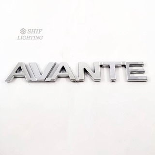 1 x ABS AVANTE Logo Car Auto Rear Emblem Badge Sticker Decal ...