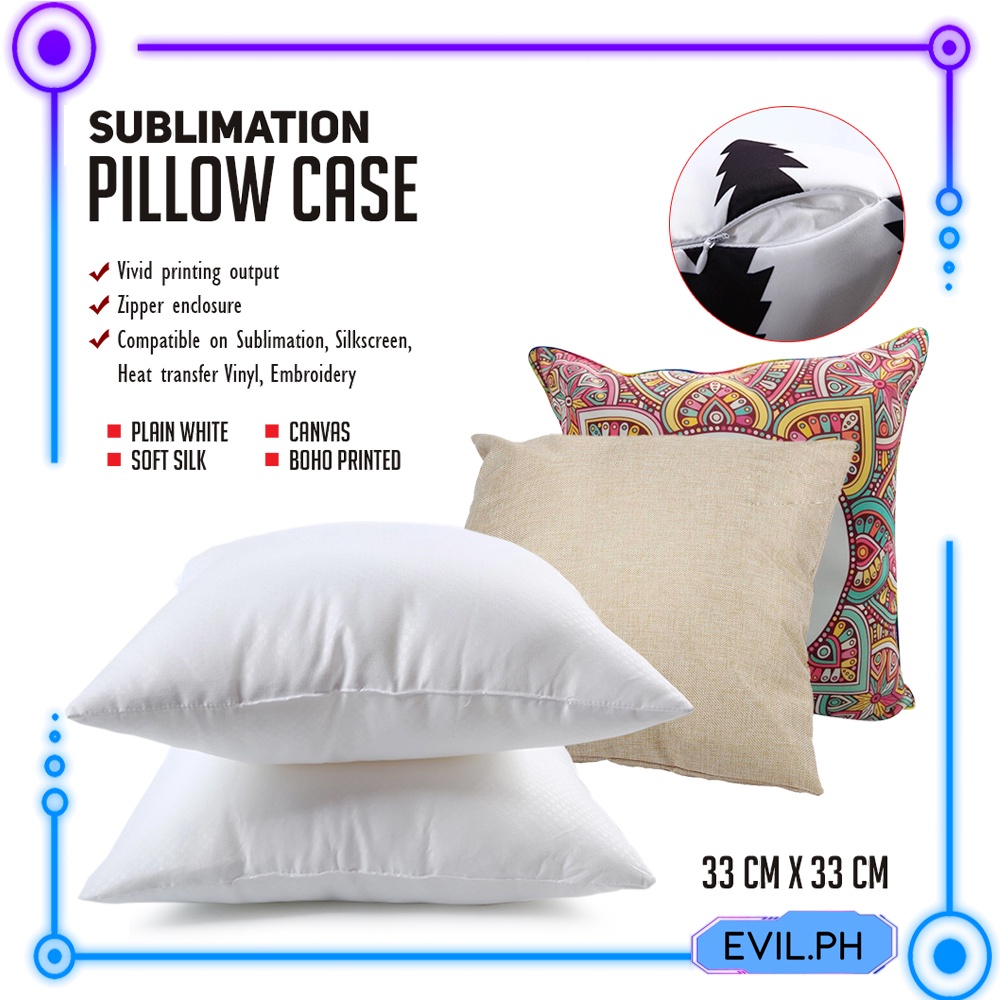 Sublimation Pillow Case Blanks Shopee Philippines