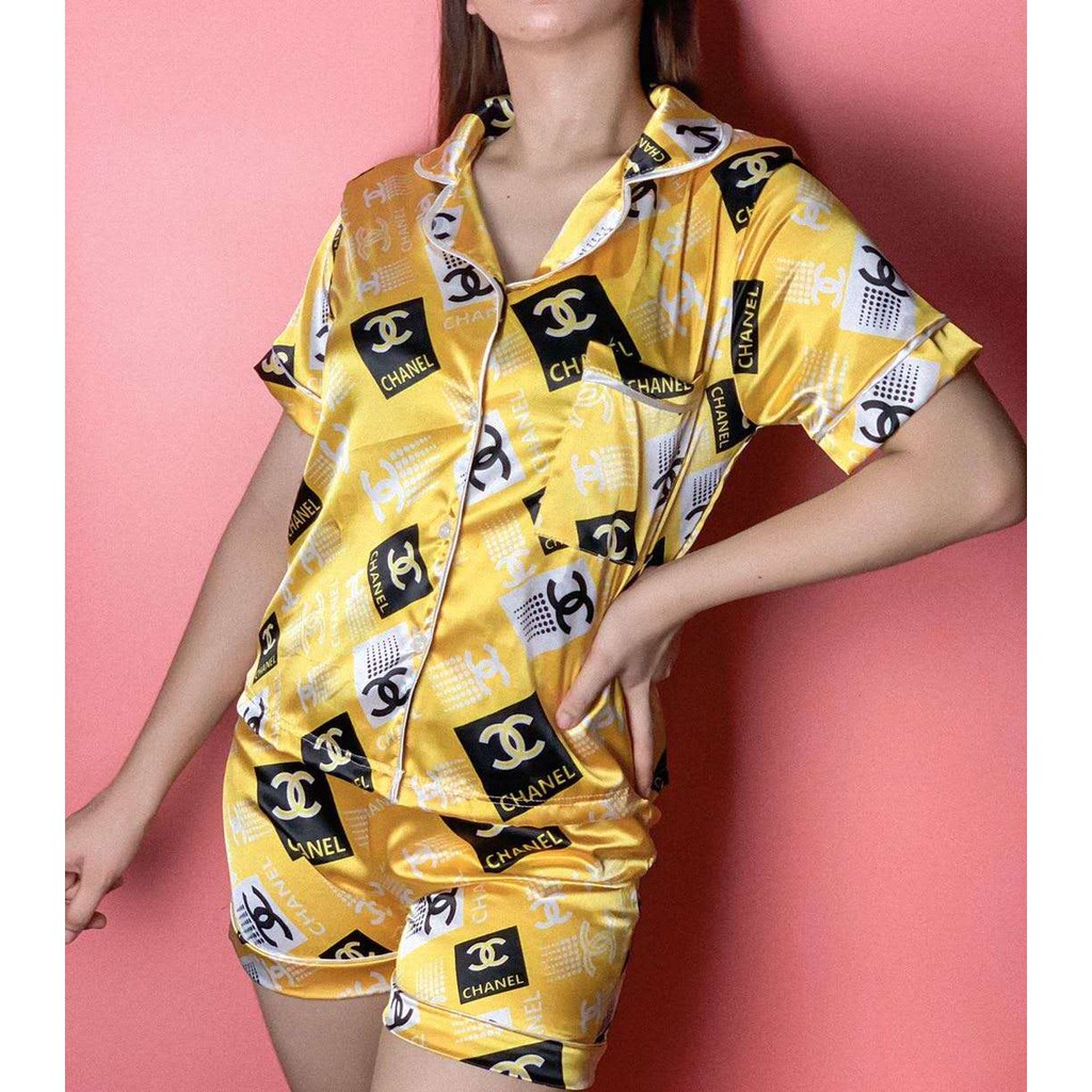 2020 Korean silk pajamas set comfortable pajamas/loungewear setfor