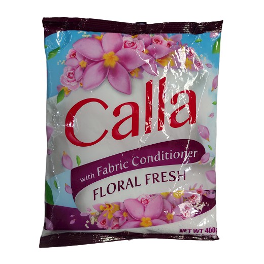 Calla Detergent Powder Fabcon Floral Fresh V 400g Shopee Philippines