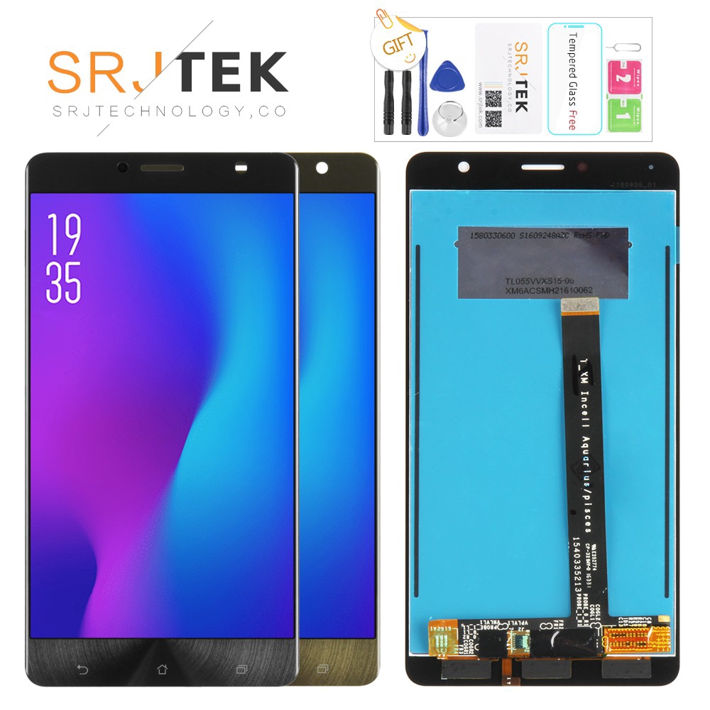 Display For Asus Zenfone 3 Deluxe Zs550kl Lcd Touch Screen Z01fd Lcd Digitizer Replacement Parts Shopee Philippines