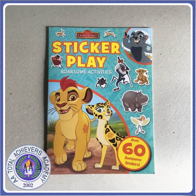 Disney The Lion Guard Sticker Play Roarsome Activities Shopee Philippines