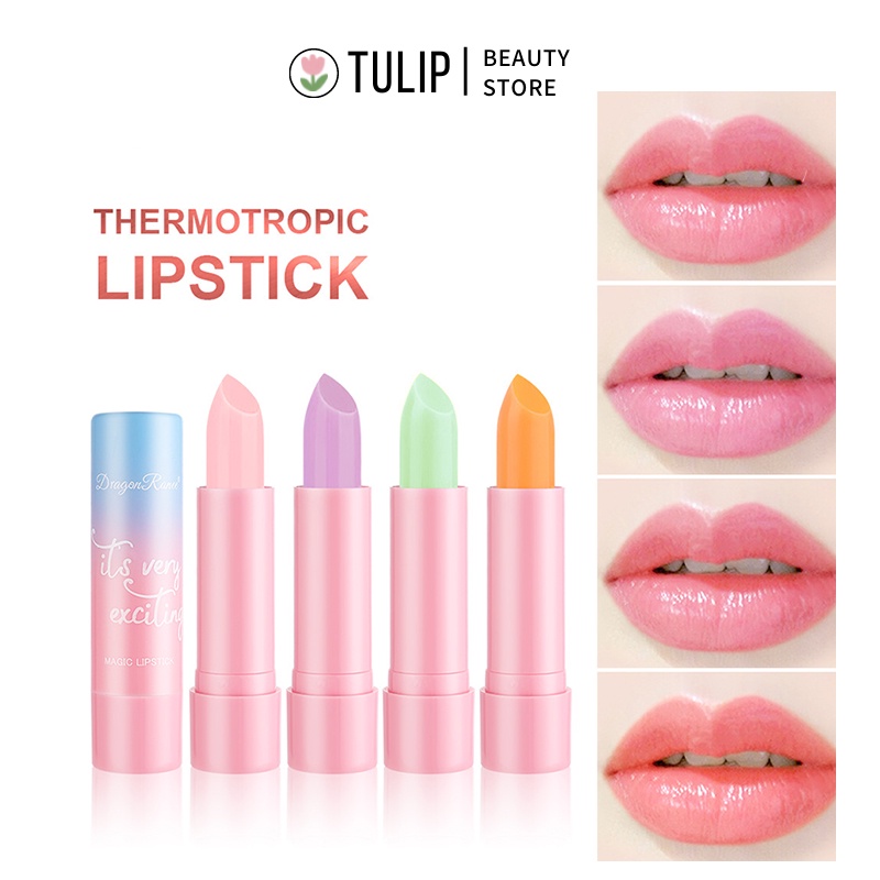 TULIP Color Changing Tinted Lip Balm Lipstick Aloe Vera Lipstick ...