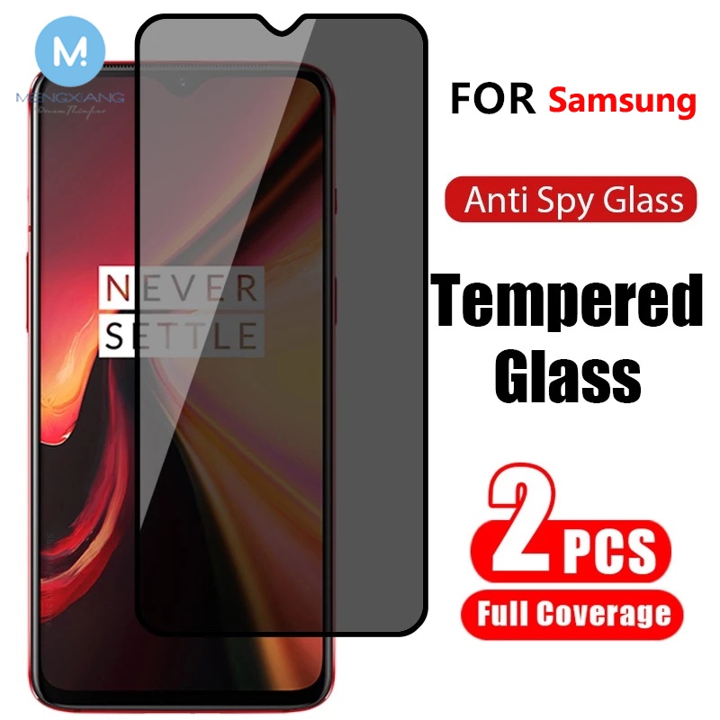 2pcs Anti Spy Privacy Tempered Glass Samsung Galaxy A12 A01 A11 A21s A10 A20 A30 A30s A50 A50s 9304