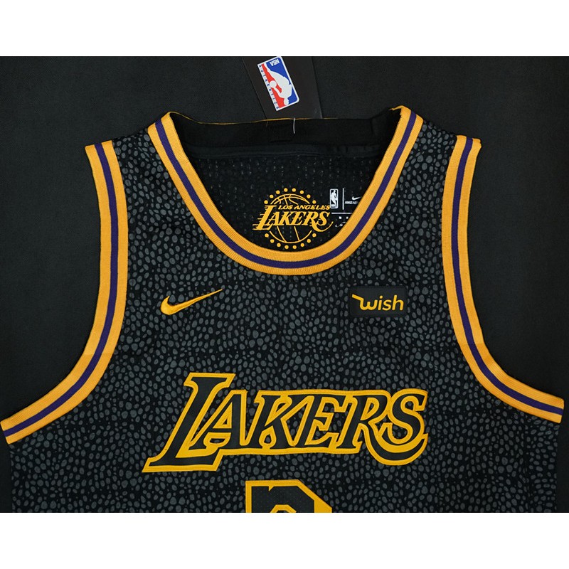 black lonzo ball lakers jersey