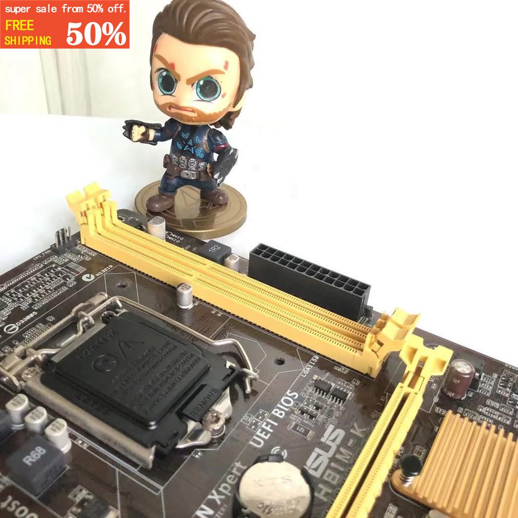 Asus h81m k desktop motherboard h81 socket lga 1150 i3 i5 i7 ddr3 16g