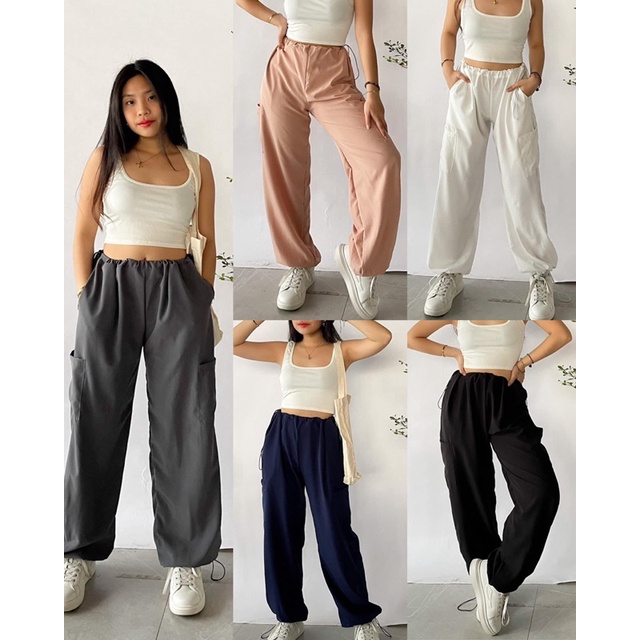 Gabriel Trendy String Cargo Pants - up to XL | Shopee Philippines