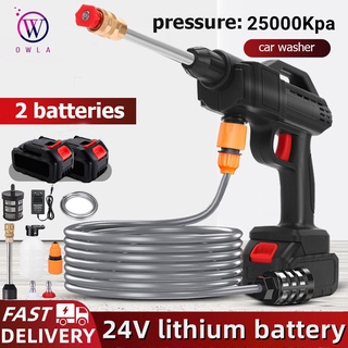 Portable Cordless High Pressure Car Washer 24v Lithium Battery Power Sprayer Pressure Washer