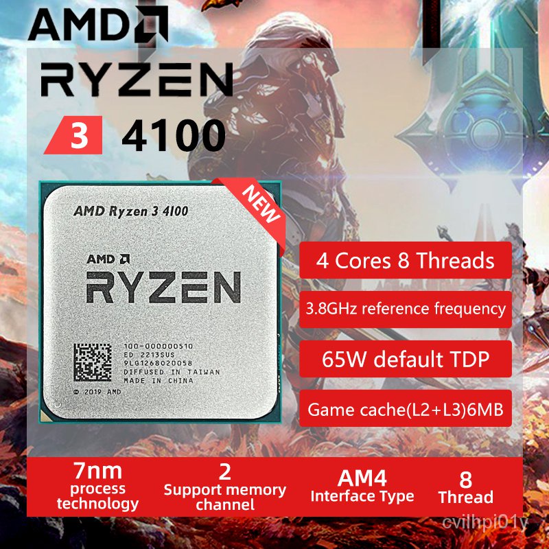 amd-ryzen-3-4100-r3-4100-3-8-ghz-4-core-8-thread-cpu-processor-7nm-l3