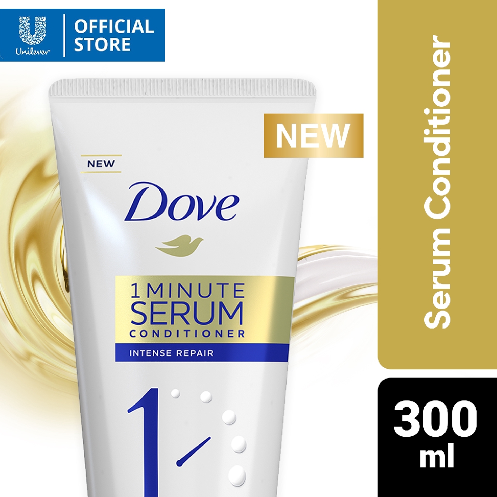 Dove 1 Minute Serum Conditioner Intense Repair 300ml Shopee Philippines