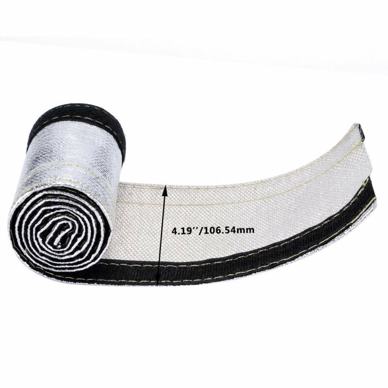 Insulated Wires Hose Cover Wraps Loom Metallic Heat Shield Sleeve