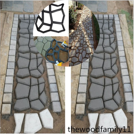 Tf11 Cod Path Maker Mold Reusable Concrete Cement Stone Design Paver Walk Mould Reusable Shopee Philippines