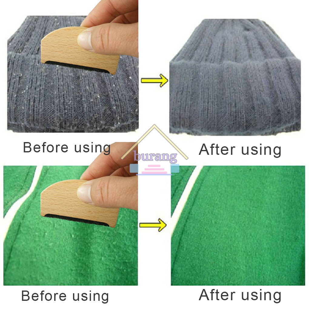 Hair Lint Remover Sweater Wooden Clothes Ball Trimmer Garments Clothing