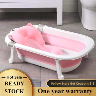 ★1-3 days delivery➹Foldable Baby Bath Tub household rectangular thickened baby bathtub Safe Anti-sli