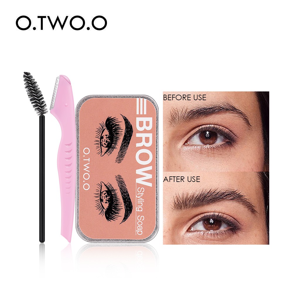 O.TWO.O Eyebrow Soap Brow Sculpt Lift Brow Styling Soap Waterproof Long Lasting Eyebrow Gel