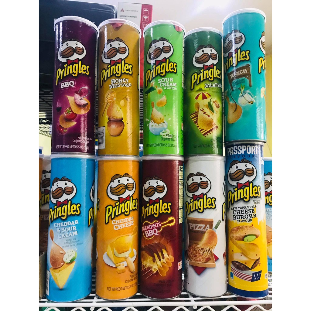 Pringles Limited Flavors / All time Favorite Potato Chips / Once you ...
