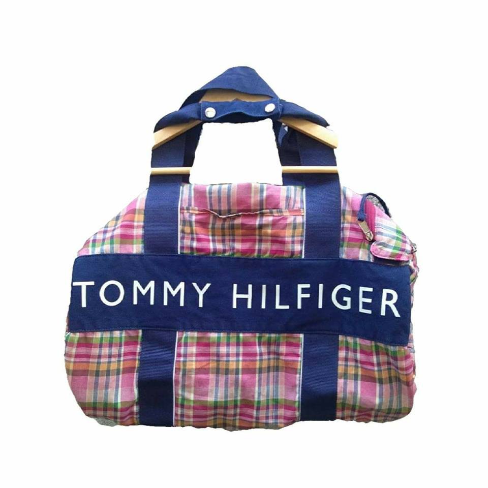 tommy hilfiger checkered bag