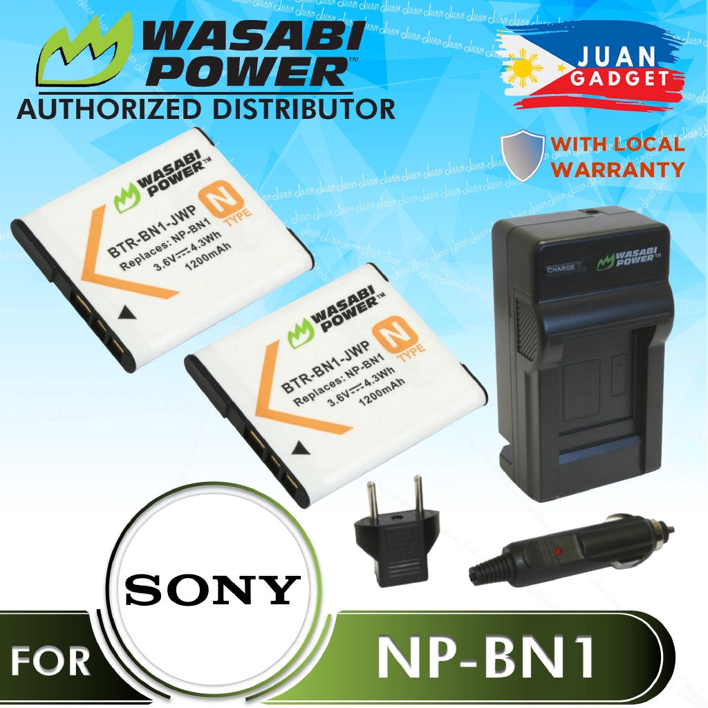 NP BN1 Battery 2 Pack And Charger 2CH Set Camera Accessories Kit For Sony Lithium Ion Npbn1 Dsc Wx500 Wx530 Wx100 Wx150 Wx200 Tx100v X30 Tx10 Tf1 Wx220 Replacement Rechargeable Dual Batteries Case