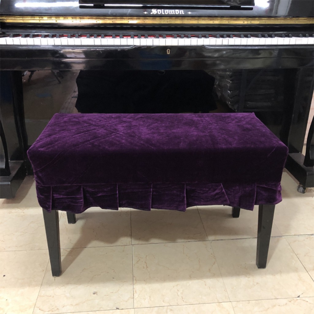 Pleuche Piano Stool Chair Bench Cover Dust Cover Home,On In/Outdoor Stage 