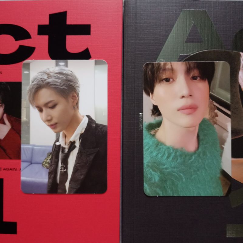 Shinee Taemin Ngda Never Gonna Dance Again Act 1 Official Photocards Shopee Philippines