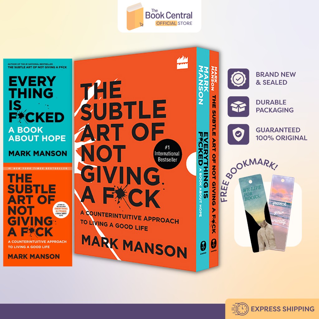 (GIFT SET) Mark Manson Best Seller Books (Subtle Art of