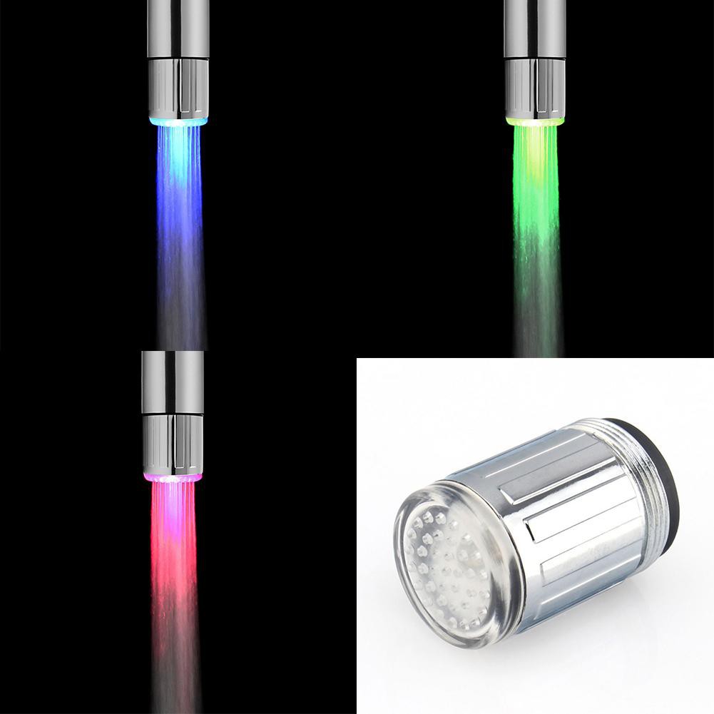 7 Colors Led Water Faucet Lights Colorful Changing Glow Shower