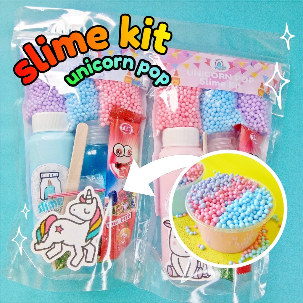 Unicorn Pop Slime Kit Toy 100ml (Make Your Own Slime!) | Shopee Philippines