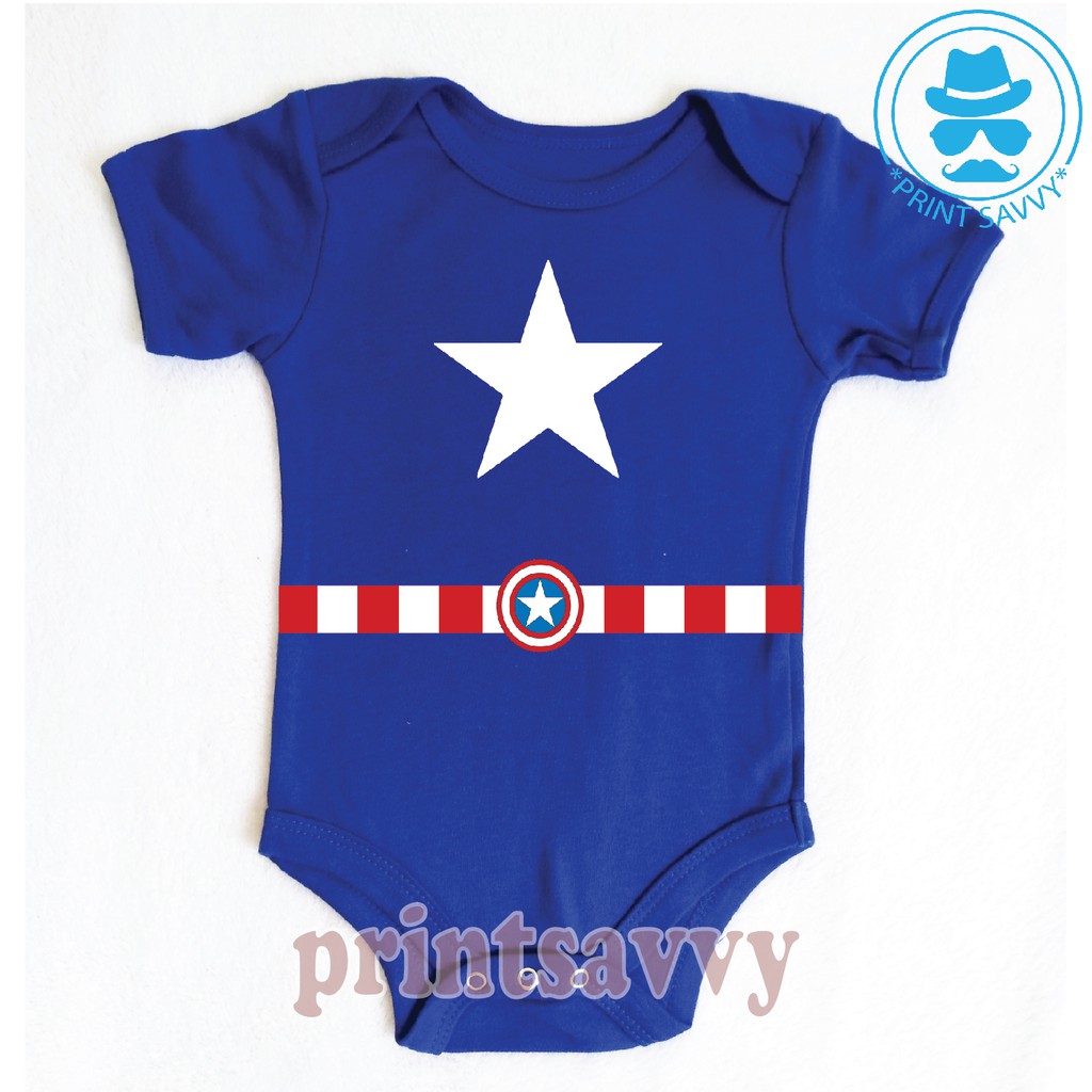 handicap Leggen ernstig HO: Captain America Superhero Baby Onesie - Hero Bodysuit Romper | Shopee  Philippines