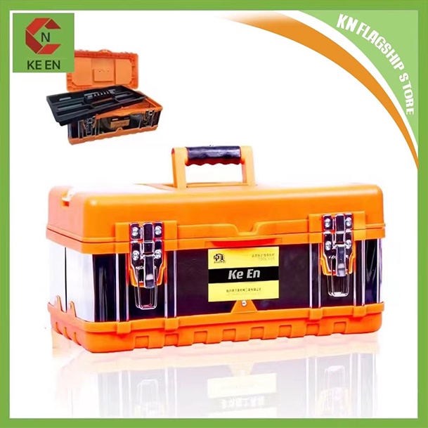 KE High quality metal tool box multifunction portable tool box large 3
