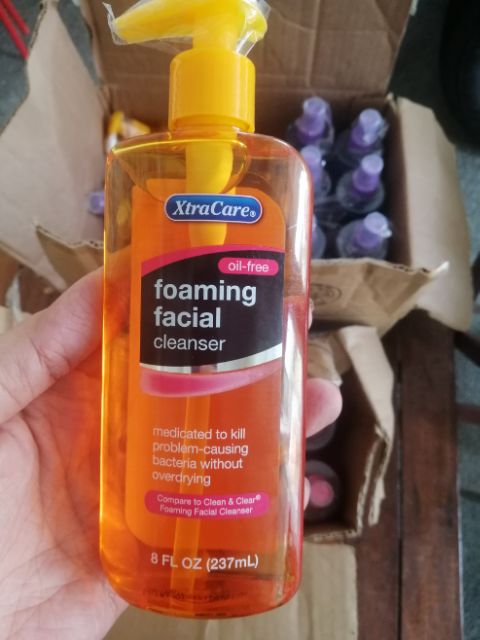 xtra care foaming facial cleanser