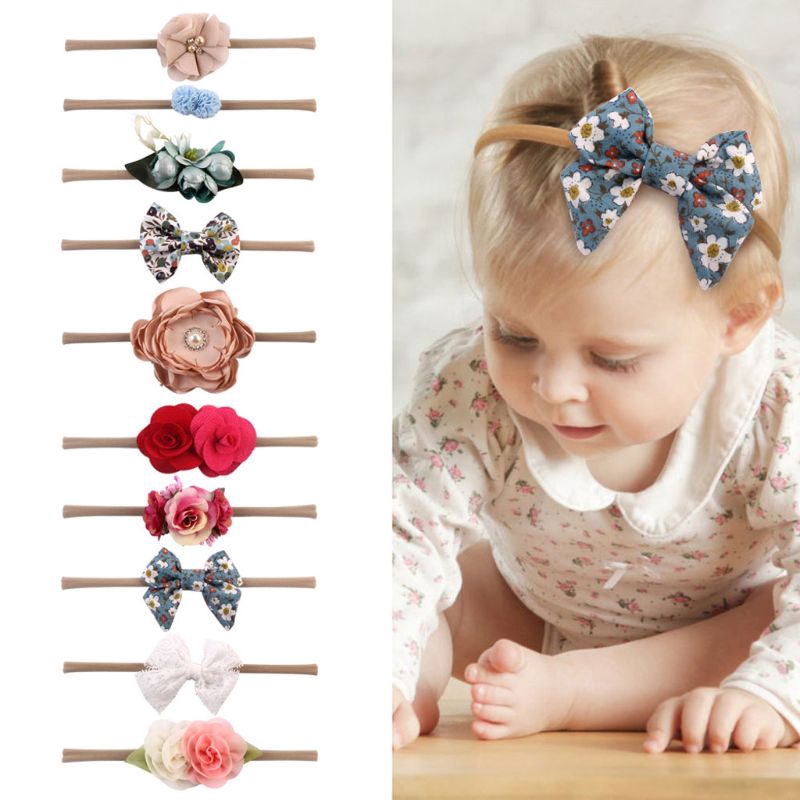 floral newborn headband