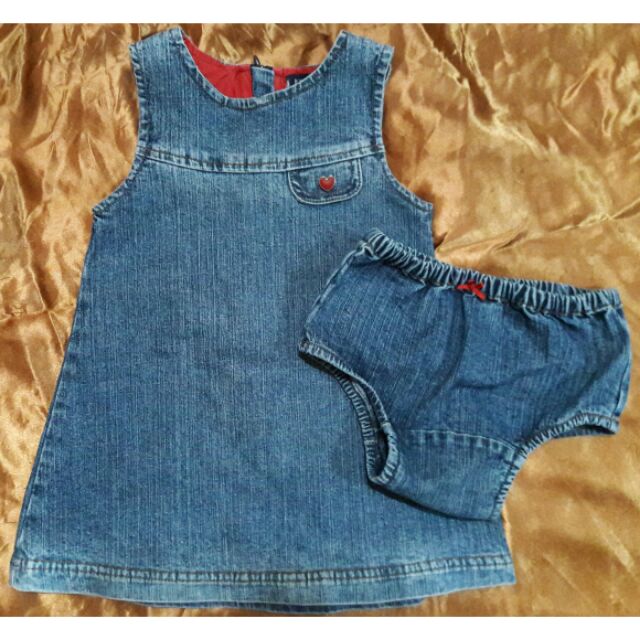 baby gap denim dress