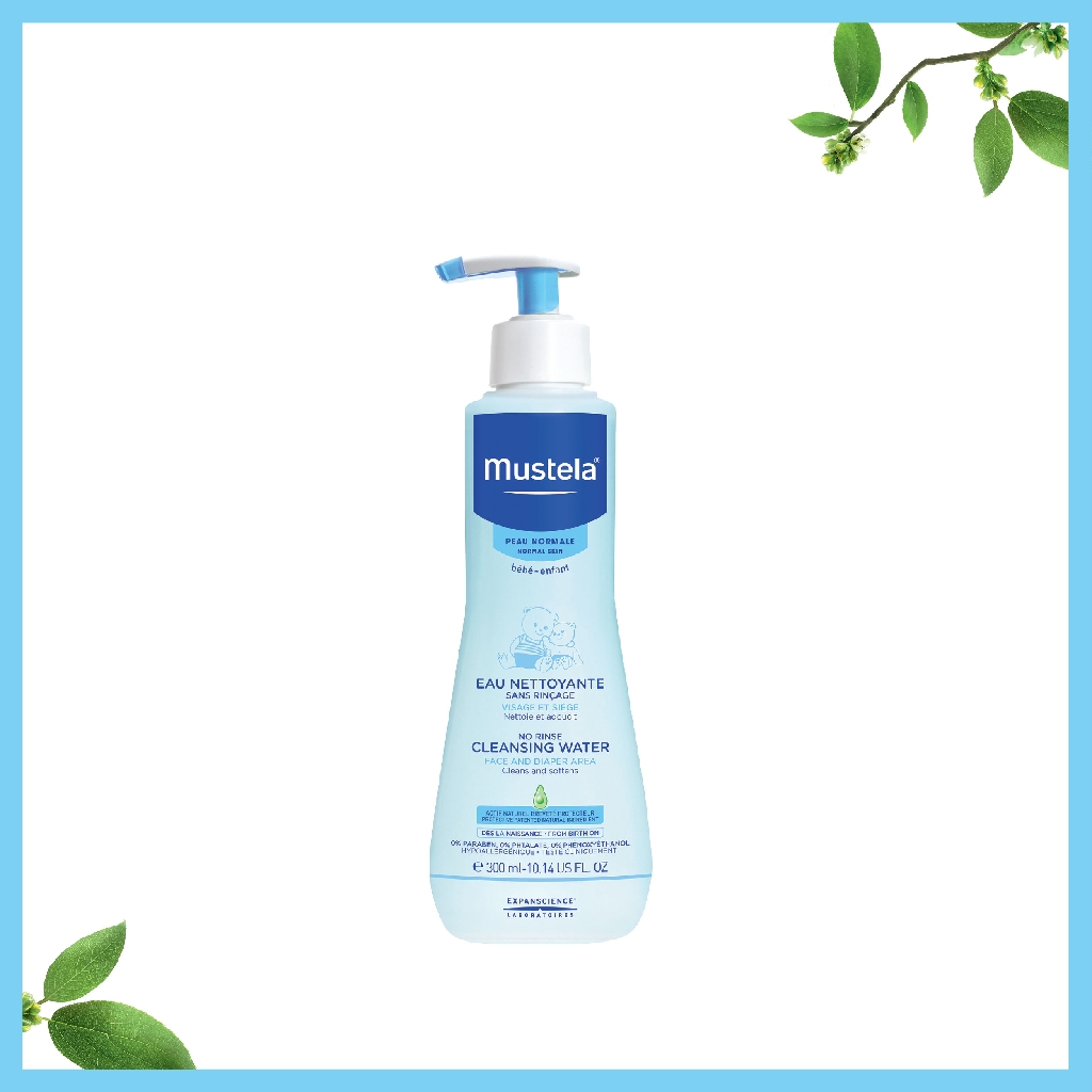 mustela no rinse cleansing water 300ml