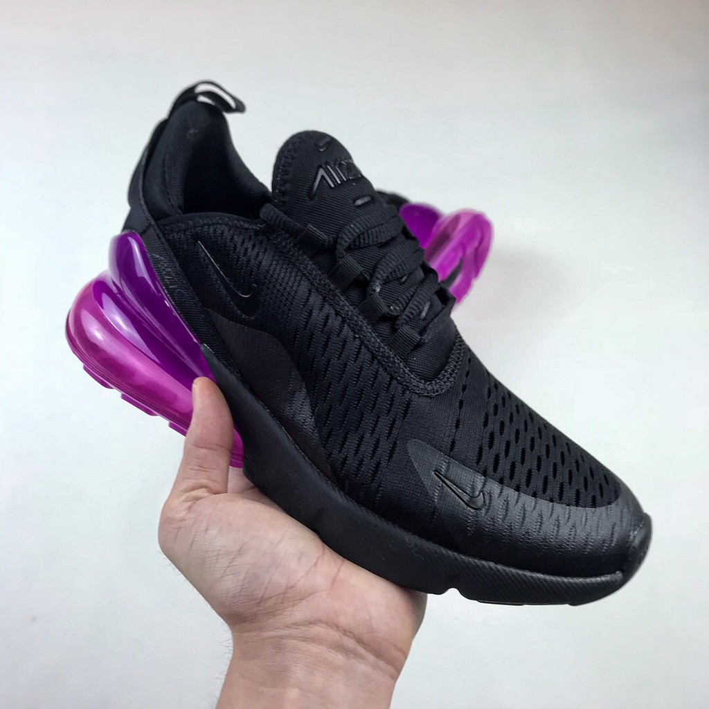 حزام أحذية ملابس Nike Air Max 270 Womens Black Purple Phfireballs Com