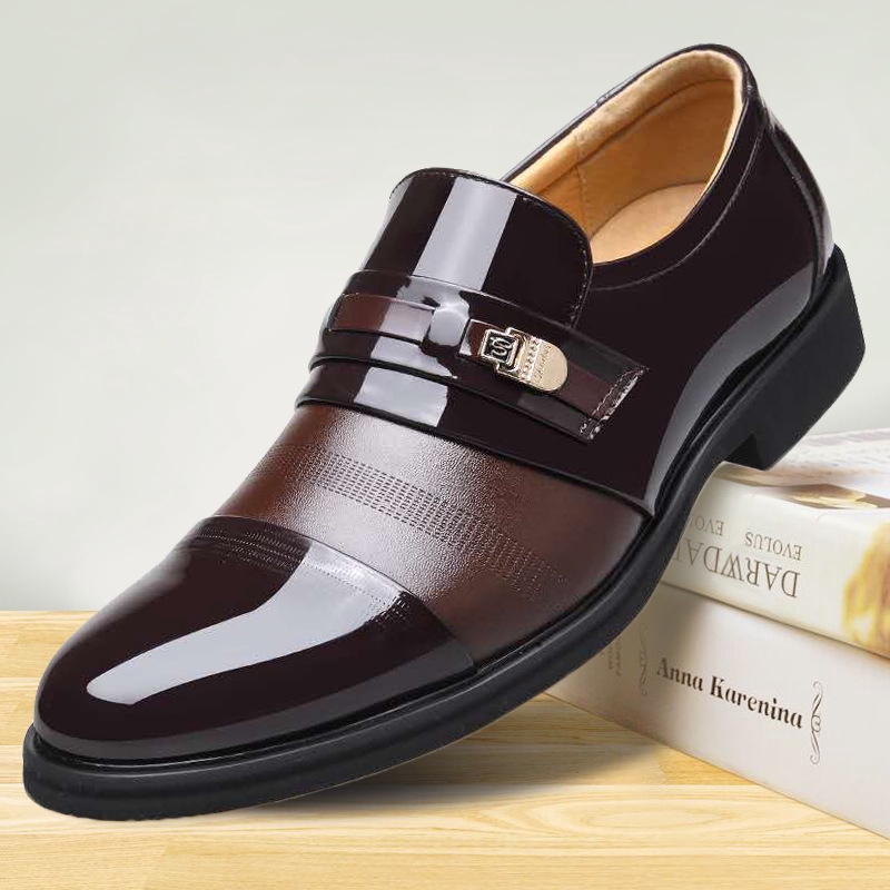 men's business leather shoes