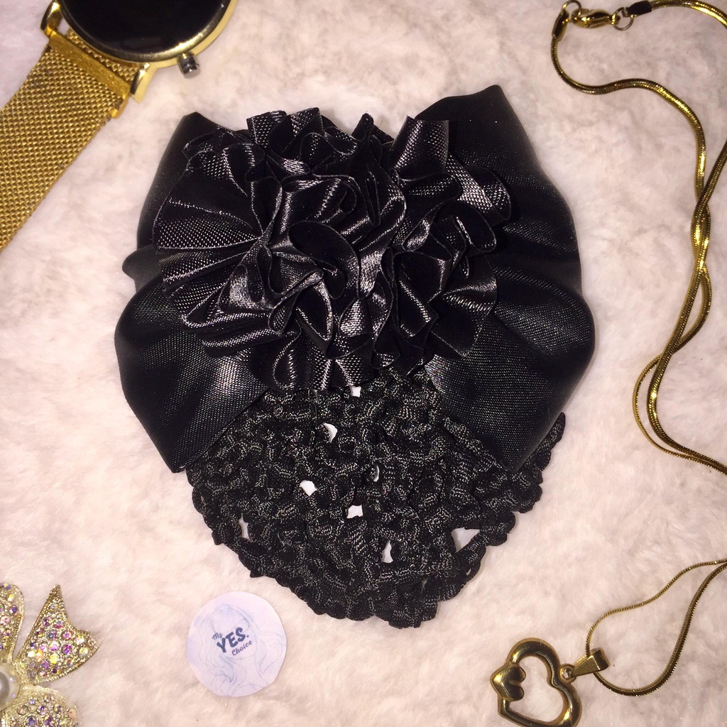 Black Ribbon Hair Net by My YES Choice Shopee Philippines