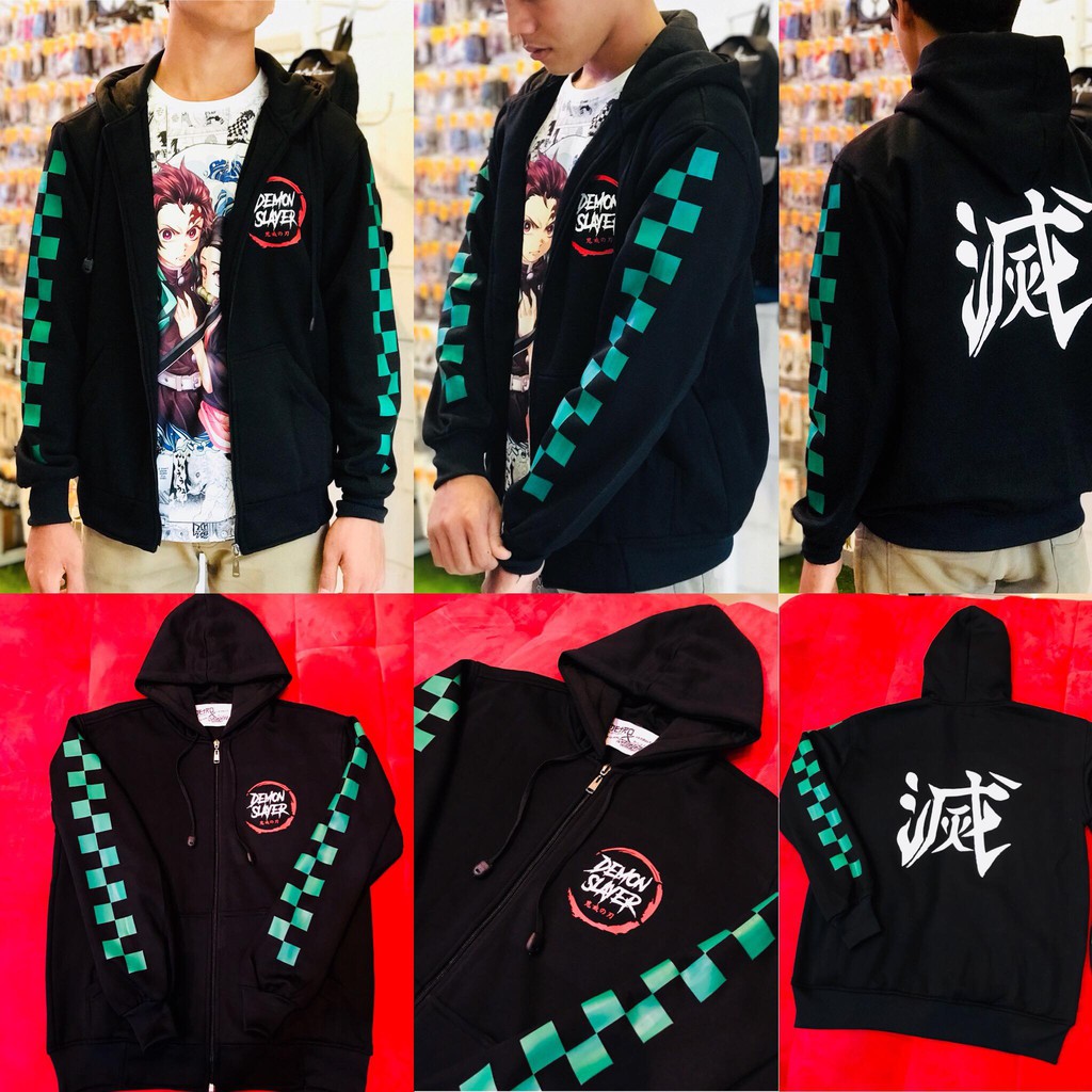 Tanjiro Demon Slayer Anime Kimetsu No Yaiba Jacket Shopee Philippines