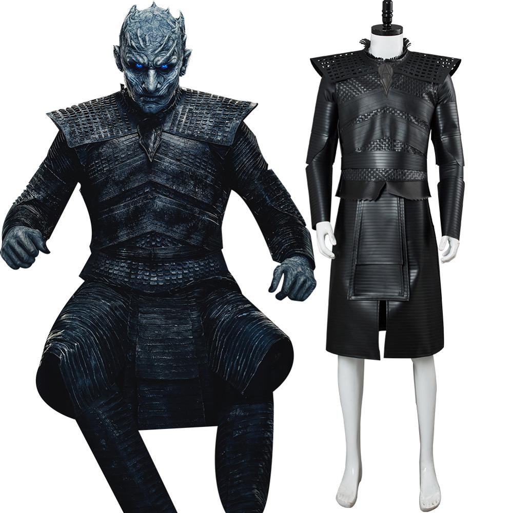 Night King Cosplay Costume Night's King Uniform Outfit The White Commander Costume Men Suit | Shopee Philippines