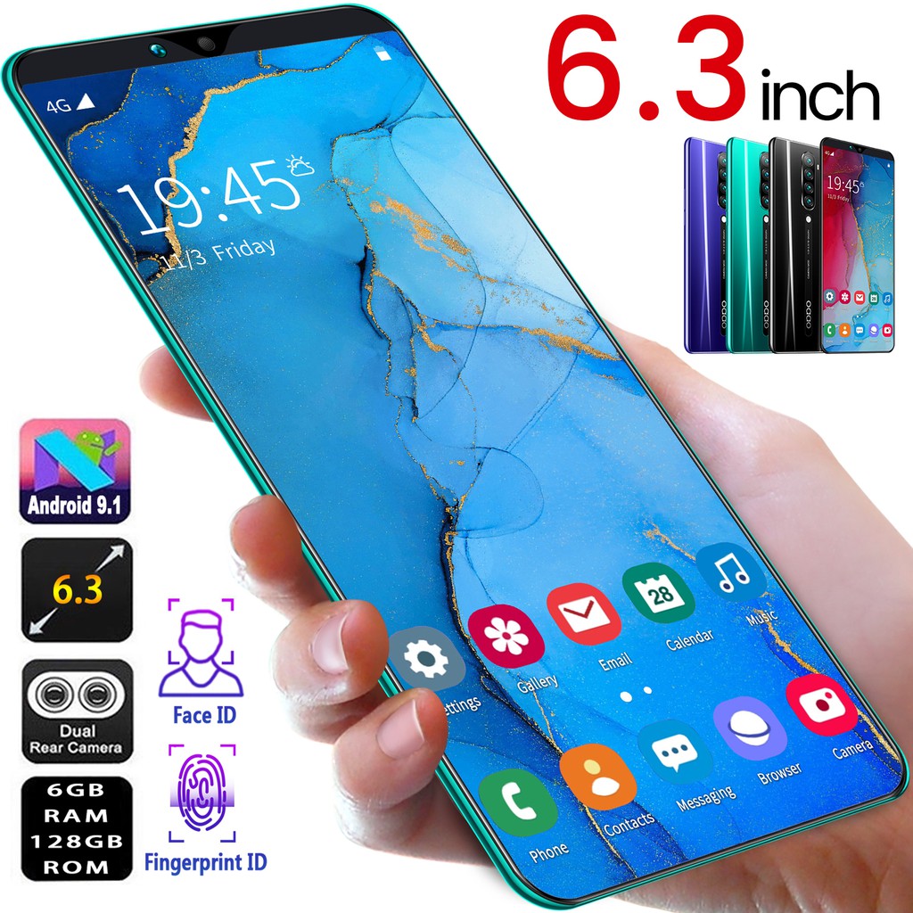 Cod Hot Sale Rino5 Pro 6 3inch Handphone 6 128gb Android Mobile Phone Hd Camera Cheap Hp Smartphone Gadgets Shopee Philippines