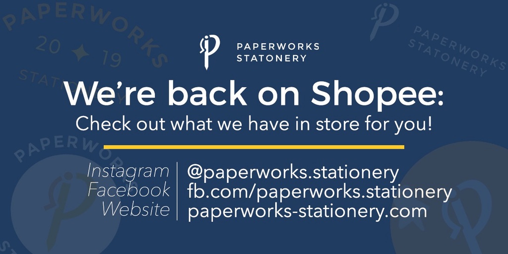 Paperworks Stationery, Online Shop Shopee Philippines