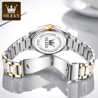 OLEVS Watch For Women Waterproof Original Woman Leather Gold Sliver With Box Relo Wrist Watches Womens Stainless Steel #9