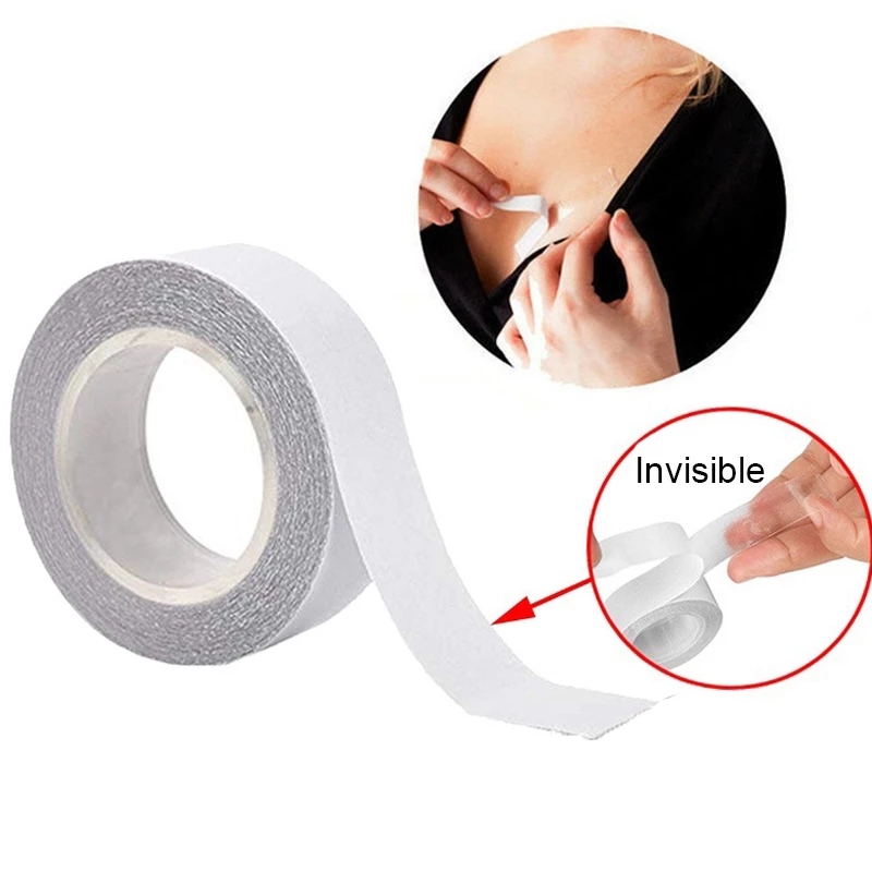 Levao 1 6cm 5m Clothing Body Double Sided Clear Tape Adhesive Breast Bra Strip Safe Transparent Clear Lingerie Tape Shopee Philippines