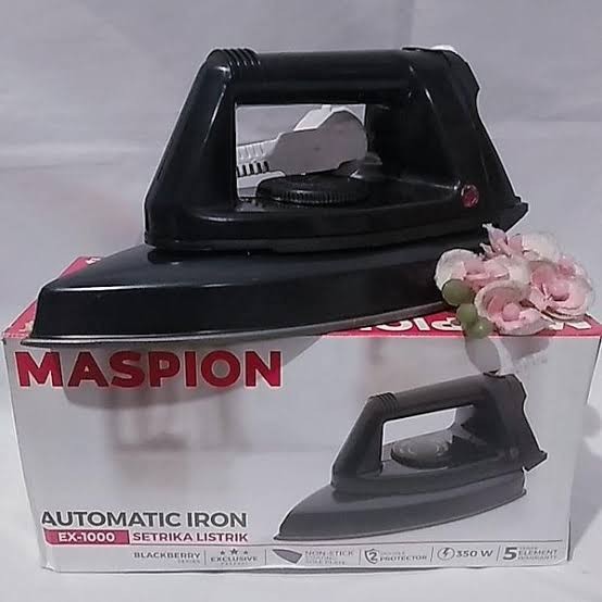 Maspion Ex 1000 Electric Iron Iron M650 Shopee Philippines